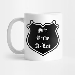 Sir Rude-A-Lot Emblem Mug